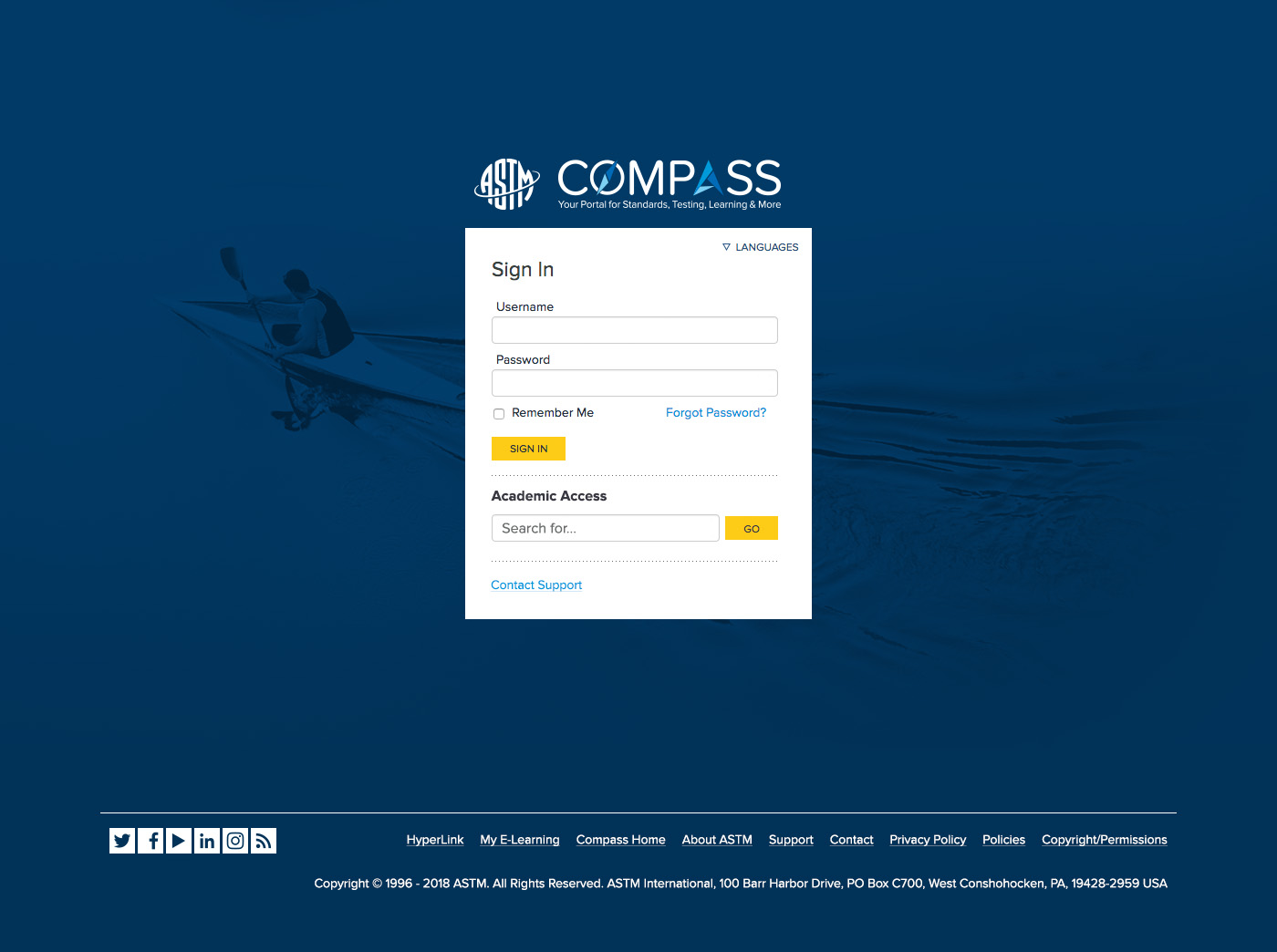 e learning compass login